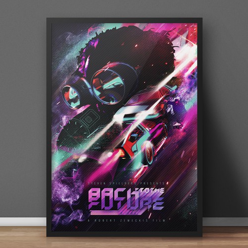 Create your own ‘80s-inspired movie poster! Design by Feeder