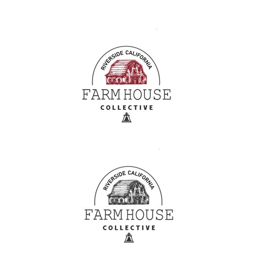 Design a mid-century modern, hipster logo for "Farm House Collective" retail & hospitality venue Design by paw vector