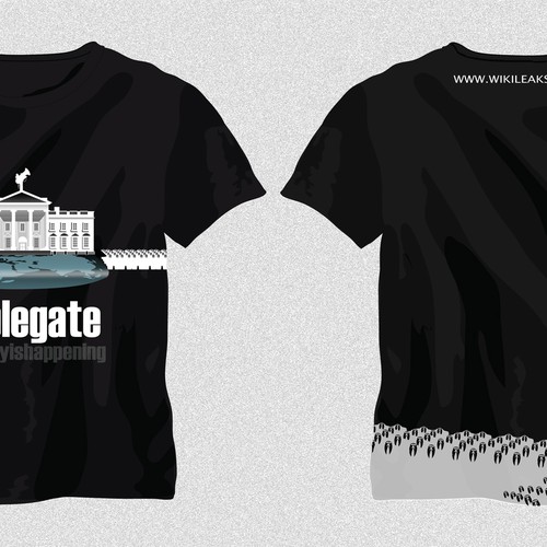 New t-shirt design(s) wanted for WikiLeaks Design by ladydekade