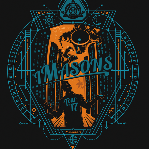 Create a t-shirt for Infrastructure Masons (iMasons) new data center tour: “iMasons Apprentice Tour” Ontwerp door Johnny Kiotis