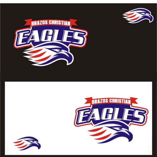 Design an orignal EAGLE mascot for Brazos Christian School Design by MAhi2014