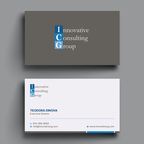 Design di ICG Business Cards di Hasanssin