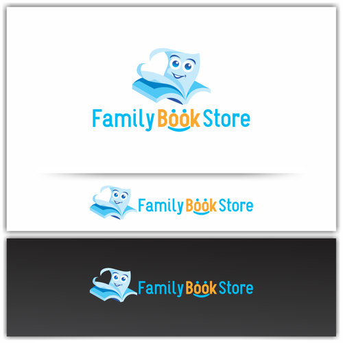 Create the next logo for Family Book Store Diseño de Charcoal Eater™