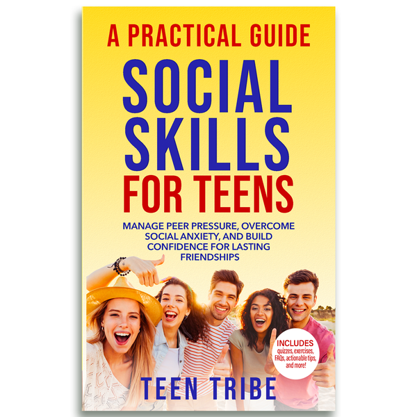 Design an amazing book cover for the Social Skills for Teens book