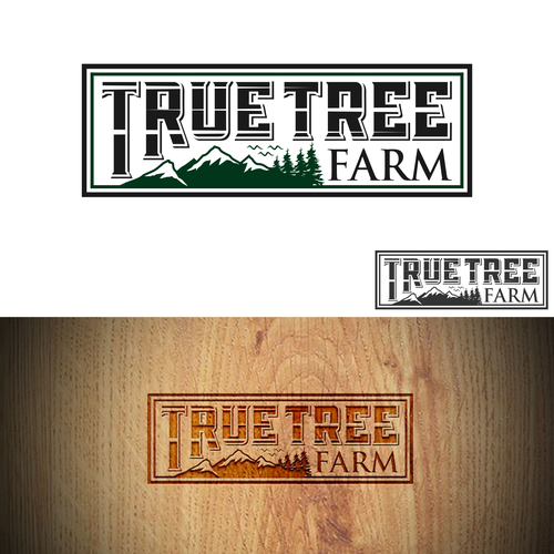 Organic logo for high elevation tree farm in Arizona. Design by Brainstorming_day