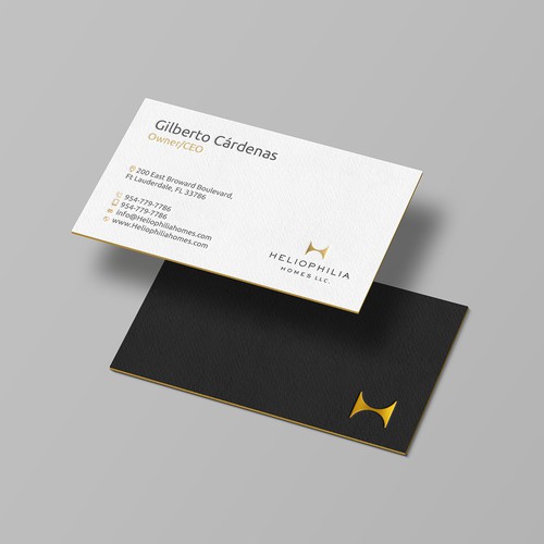Luxury Custom Home Builder Business Cards needed Design by Zayden