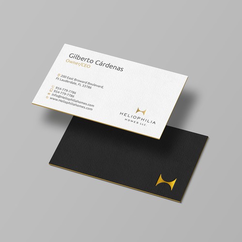 Luxury Custom Home Builder Business Cards needed Design by Azzedine D