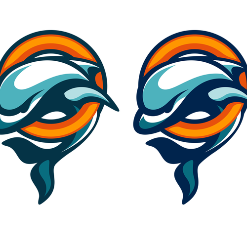 99designs community contest: Help the Miami Dolphins NFL team re-design its logo! Design by kil_pixel