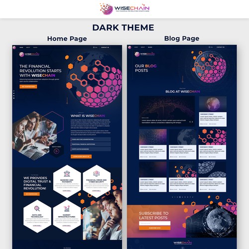 Looking for a design of two web pages Design by Jasmin_A (AMPLE)