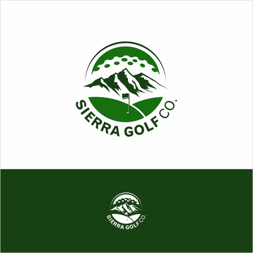 Captivating Golf Brand Logo Design Challenge for Sierra Golf Co - Showcase Your Creativity & Win Design by megaidea