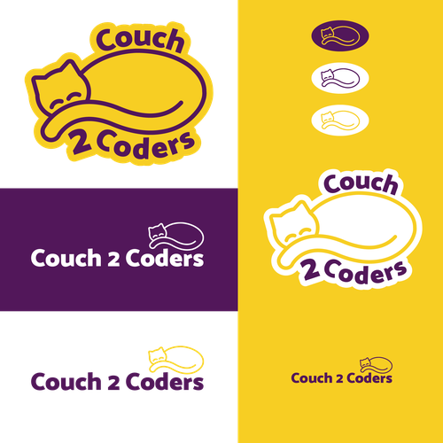 Subtly feminine and fun logo for coding novices Design by Grafico Milano™