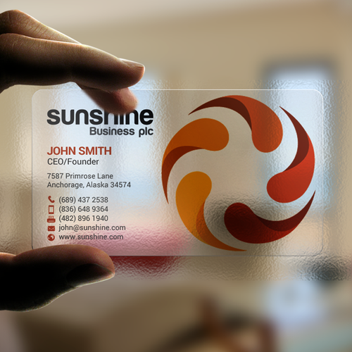 Sunshine | Business card contest