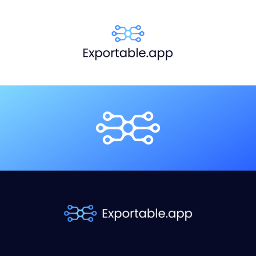 Design a modern and dynamic logo for an app in the data space Design by Satryo