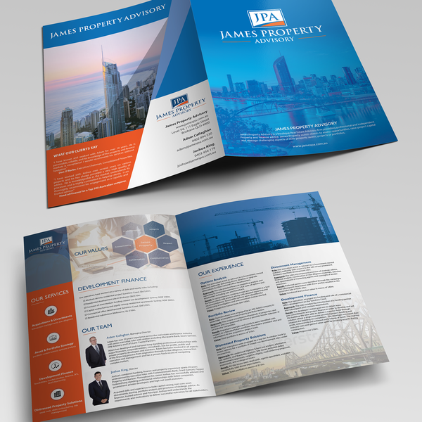 James Property Advisory bi-fold brochure 