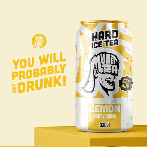 Hard Ice tea Can Design - Be Fun ! Design by Detsx Studio