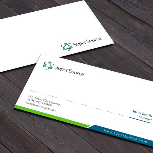 Create An Innovative Business Card For Super Source