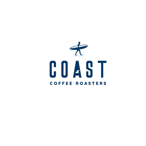 design logo for Coast Coffee Roaster, that will give an ordinary word a cool vibe Design by Helma