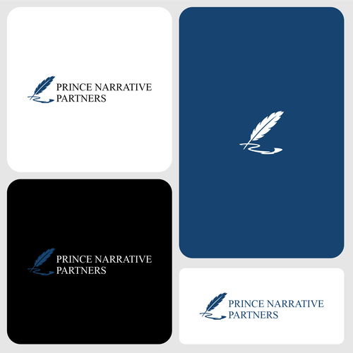 Creative logo design for an executive storytelling firm Design by Nothinged