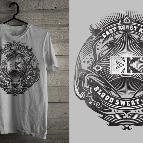 EKK Gear needs a new t-shirt design デザイン by BATHI