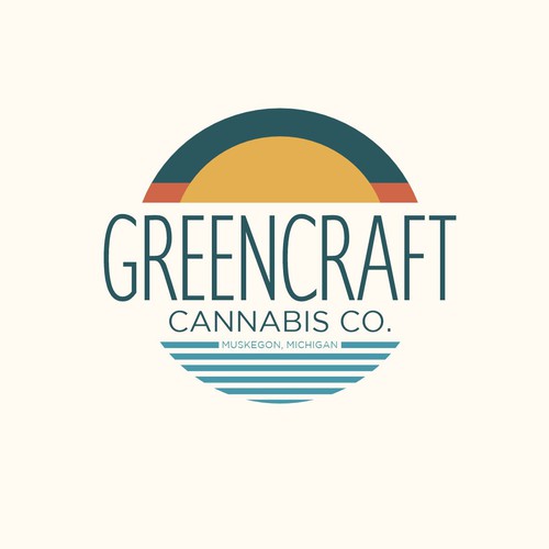 Brand Logo for craft cannabis grow in Michigan. Design by antesofte ✌