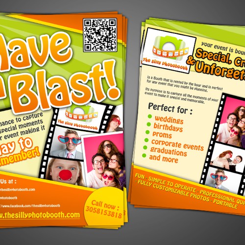 The Silly Photobooth needs a new postcard or flyer Ontwerp door Owjend