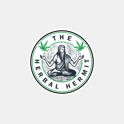 The Herbal Hermit Logo Design von GdLevi