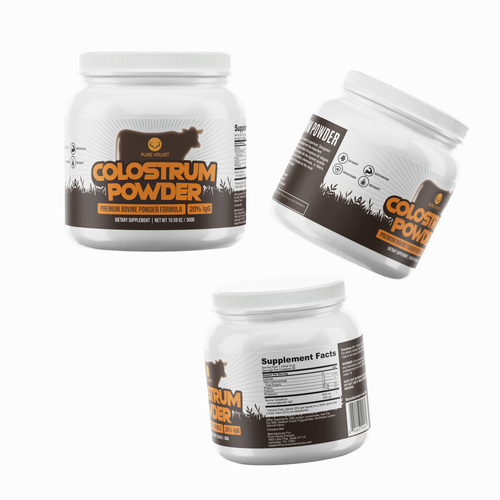 Design di Re-design Supplement Label to capture Amazon shopper attention & boost CTR - Colostrum Powder di Dem Ro