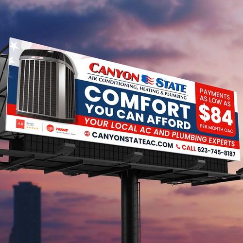 Design An Eye-Catching Billboard For An HVAC Company Design réalisé par Deep@rt