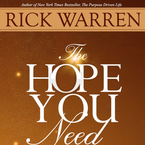 Design Rick Warren's New Book Cover デザイン by virtue4