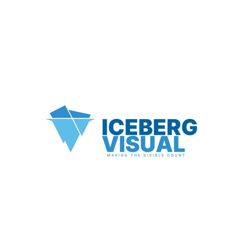 "Digital and Print Agency Iceberg Logo" winning Stationery