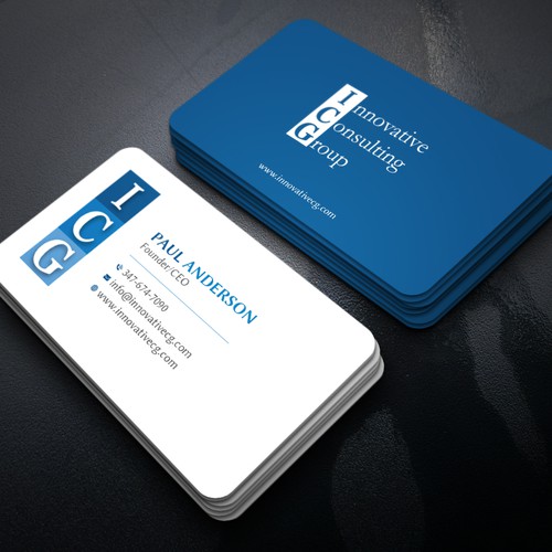 ICG Business Cards Design by Brandmaker artist