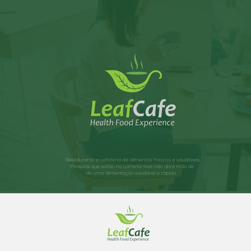 Logo: Leaf Cafe Design by savaart