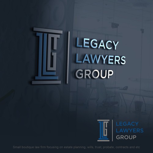 Small boutique law firm specializing in wills, trust, probate Design by bersyukur