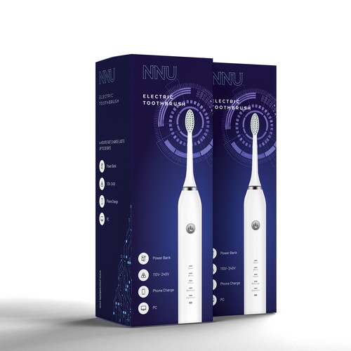 NNU Electric Toothbrush Box Design Design by Shreya007⭐