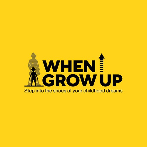 When I Grow Up Logo Design by The Last Hero™