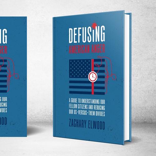 Cover for a book aimed at reducing American political anger Design by The Odd Seed