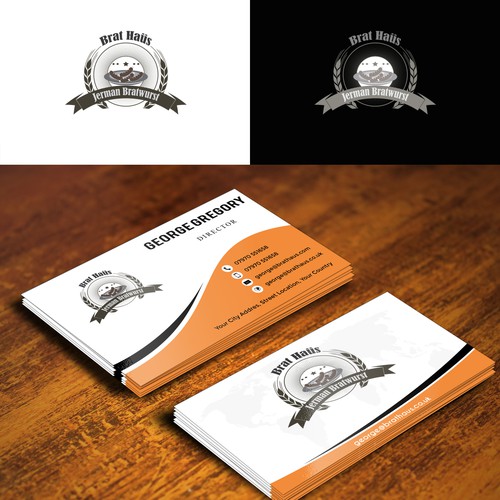 Logotipo y tarjeta de visita propuesta en el concurso por ALFIAN TD