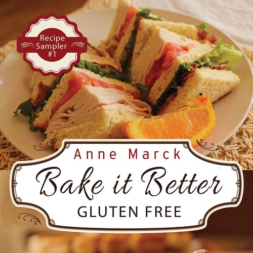 Design di Create a Cover for our Gluten-Free Comfort Food Cookbook di LilaM