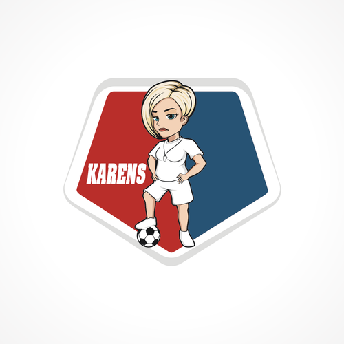 Fun creative logo for a teenage girls soccer team Design by JDL's