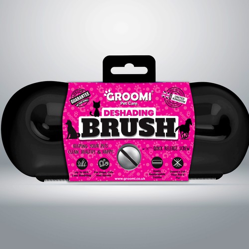 Viral Pet Brush NEW Packaging Sleeve! Design by M.Siddique