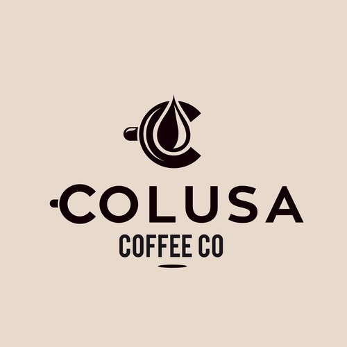 Design an industrial coffee house logo. Alternate logo with  District No. 12 Diseño de Fortuna Design