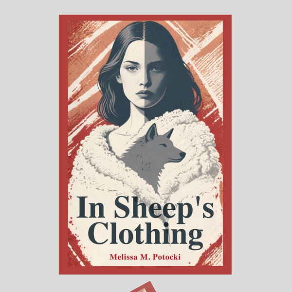 Book cover design for In Sheep's Clothing novel.