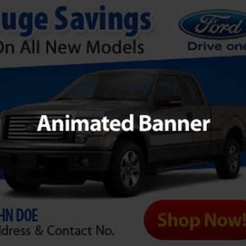 Create banner ads across automotive brands (Multiple winners!) Réalisé par xrxdesign