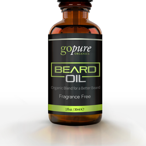 Create a High End Label for an All Natural Beard Oil! Design réalisé par a x i o m a ™