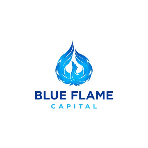 We need a Blue Flame Logo worthy of classic car hood status...but not...really. Design by @merambArt