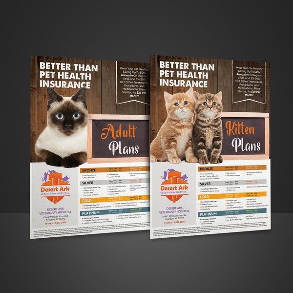 DesertArk Veterinary Hospital Flyer