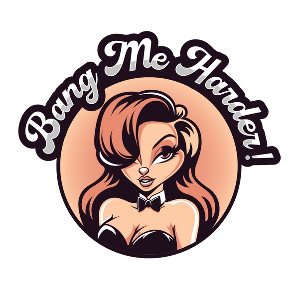 Design by Haleem ✪ Works titled "Bang Me Harder!"