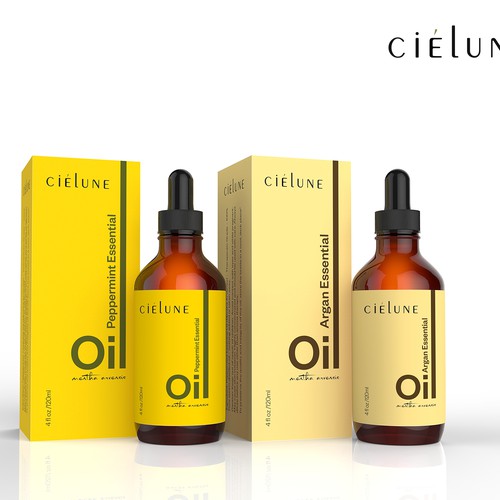 Create a Simple Brand Packaging for Pure Essential Oil Company Design by Imee008