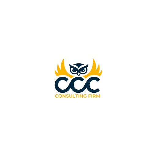 Business service logo with owl symbol Design by ADEAB