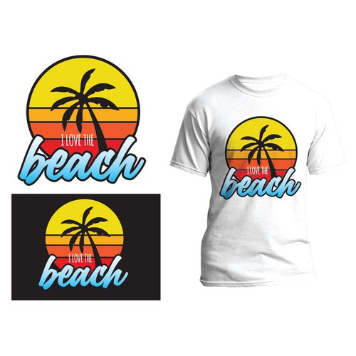 Designs | [GUARANTEED] Beach-themed tee-shirt | T-shirt contest